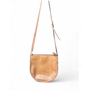 Madewell The Transport Saddlebag English Saddle Leather Bag Gold Hardware